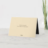 GLÜCKLICHES AUTUMINDENKEN IHRER KARTE (Rückseite)