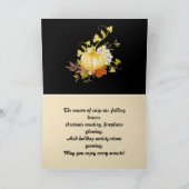 GLÜCKLICHES AUTUMINDENKEN IHRER KARTE (Innenseite)