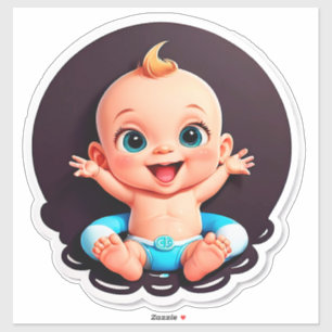 Glückliches Baby an Bord Aufkleber