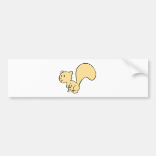 Glückliches Baby-Eichhörnchen Autoaufkleber
