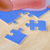 Glückliches Baby-Flusspferd Puzzle (Seite)