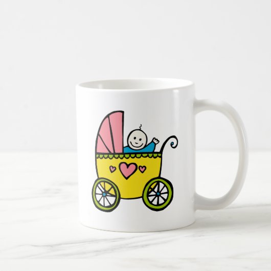 Glückliches Baby Kaffeetasse (Rechts)