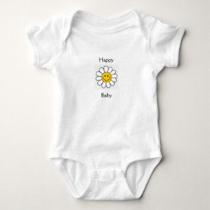 Glückliches Baby Lächelnde Sonne Einteiler
