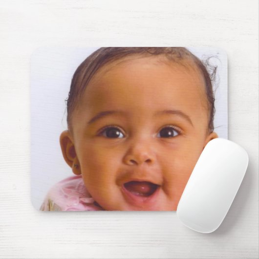 glückliches Baby Mousepad (Mit Mouse)