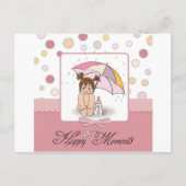 glückliches Baby Postkarte (Vorderseite)