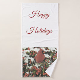 Glückliches Badhandtuch Set