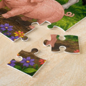 Glückliches Bauernhof-Freunde-Puzzle Puzzle (Seite)