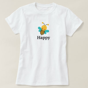 Glückliches-Biene-T-Shirt T-Shirt