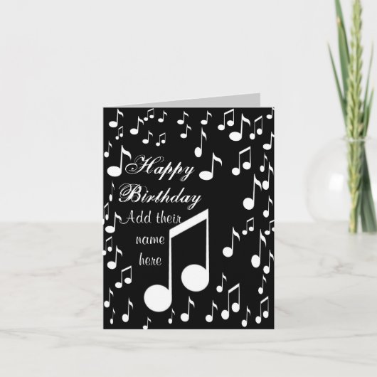 Glückliches Birthday_Card Karte (Vorderseite)