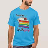 Glückliches Birthgay T-Shirt (Vorderseite)