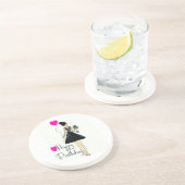 ***GLÜCKLICHES BIRTHTAG LOVELY LADY*** GETRÄNKEUNTERSETZER (Seite)