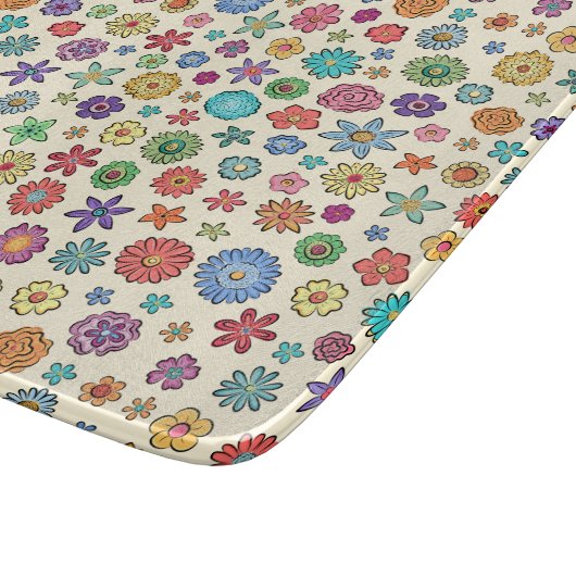Glückliches Blumenausschnitbrett Schneidebrett (Ecke)