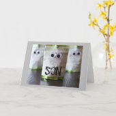 GLÜCKLICHES "BOO" HALLOWEG ZU UNSEREM ***SON*** KARTE (Gelbe Blume)