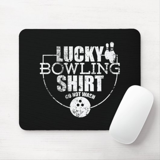 Glückliches Bowling-Fun-Geschenk für Bowlers Mousepad (Mit Mouse)