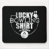 Glückliches Bowling-Fun-Geschenk für Bowlers Mousepad (Vorne)