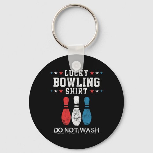Glückliches Bowling-Geschenk für Männer Ehemann Va Schlüsselanhänger (Vorderseite)
