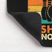 Glückliches Bowling-Shirt nicht waschen - Bowler B Mousepad (Ecke)