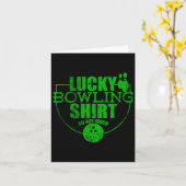 Glückliches Bowling Shirt nicht wecken lustige Zit Karte (Gelbe Blume)