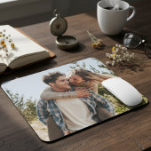 Glückliches Brautpaar Foto Mousepad