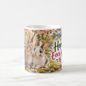 Glückliches-Bunny-Mug Kaffeetasse (Mittel)