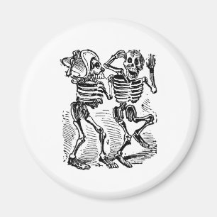 "Glückliches Calaveras" Mexikos Tag der Toten Magnet