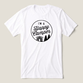 Glückliches Camper-Shirt Tri-Blend Shirt