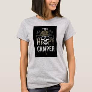 Glückliches Camper-T-Shirt, Skelett Camper Tee, Lu T-Shirt