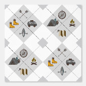 Glückliches Camper-Wallpaper Tapete (Vorderseite)