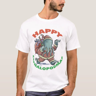 Glückliches Cephalopodmas T-Shirt