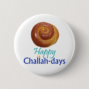 Glückliches Challah-TagRnd Button