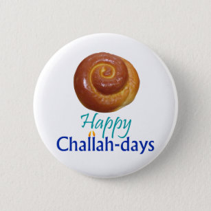 Glückliches Challah-TagRnd Button