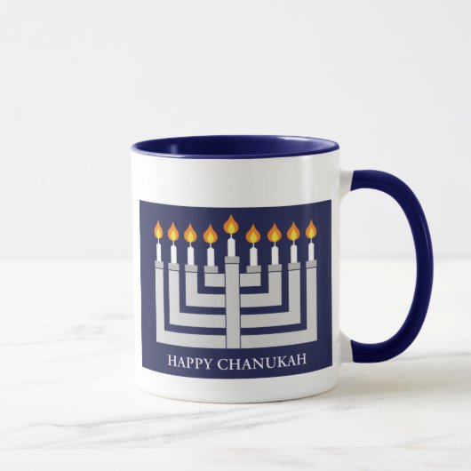 Glückliches Chanukah Tasse (Rechts)