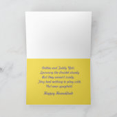 Glückliches Chanukka Feiertagskarte (Innenseite)