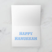 Glückliches Chanukka Feiertagskarte (Innenseite)