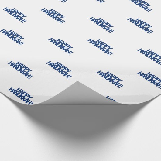 Glückliches Chanukka! Geschenkpapier (Ecke)