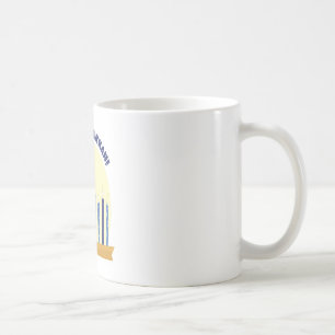 Glückliches Chanukka Kaffeetasse