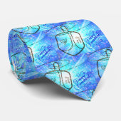 Glückliches Chanukka Krawatte (Gerollt)