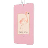 Glückliches Chic Rosa Flamingo Autolufterfrischer (Links)