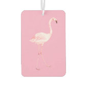 Glückliches Chic Rosa Flamingo Autolufterfrischer (Rückseite)