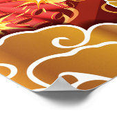 GLÜCKLICHES CHINESISCHES NEUJAHR POSTER (Ecke)