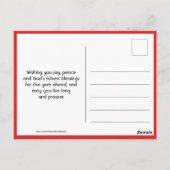 GLÜCKLICHES CHINESISCHES NEUJAHR | Zodiac | Jahr O Postkarte (Rückseite)