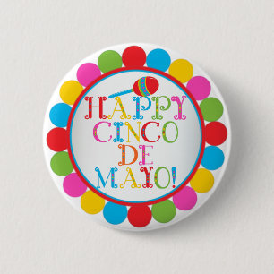 Glückliches Cinco De Mayo Button