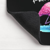 Glückliches Cinco de Mayo Flamingo-Design mit Taco Mousepad (Ecke)