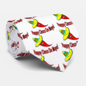 Glückliches Cinco De Mayo Krawatte (Gerollt)