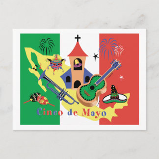 Glückliches Cinco De Mayo Postkarte