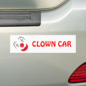 Glückliches Clown-Gesicht Autoaufkleber (Auf Auto)