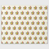 Glückliches Clownwrapping Paper - Circus - Malerei Geschenkpapier (Flach)