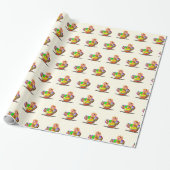 Glückliches Clownwrapping Paper - Circus - Malerei Geschenkpapier (Ungerollt)