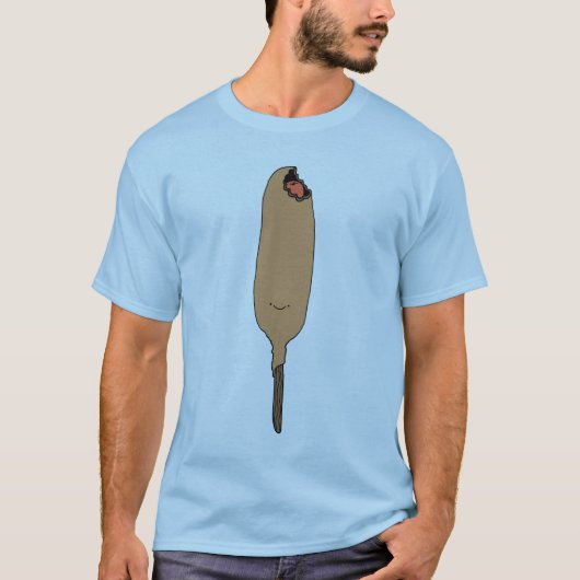 Glückliches Corndog T-Shirt (Vorderseite)