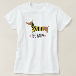 Glückliches Dachshund Hummel T-Shirt